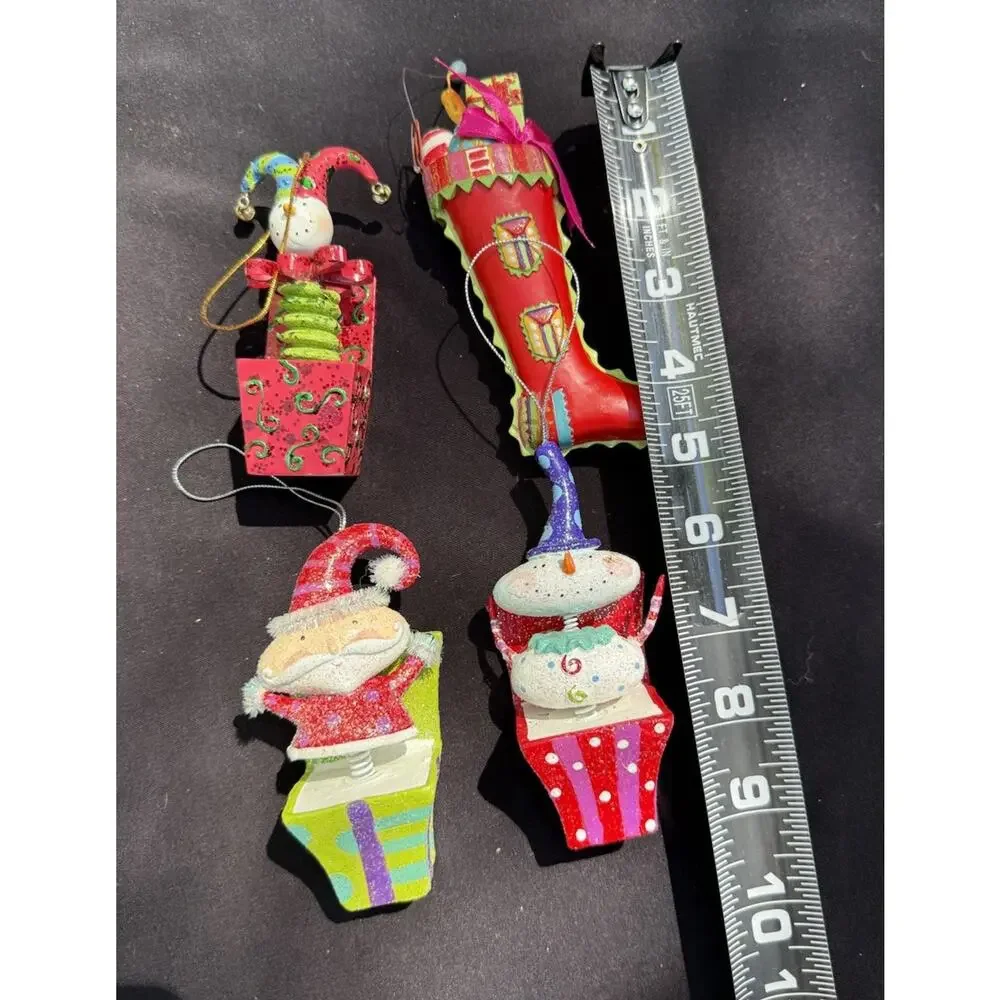 Dept 56 Whimsical Christmas ornament Bobble Springy Rare! -Lo10